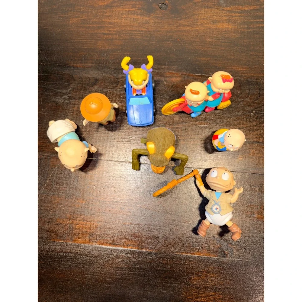 Lot Vintage 90's Rugrats The Movie Burger King Kids Club Toy Figure